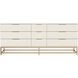 Rebel Champagne Gold / Cream Dresser, Large
